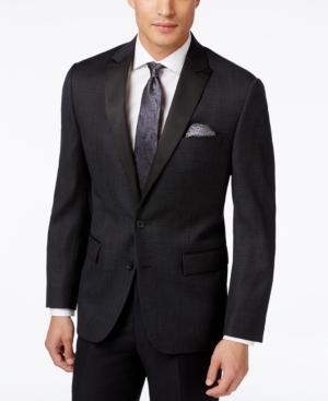 Ryan Seacrest Distinction Men's Black Dot Slim-fit Sport Coat, Only At Macy's