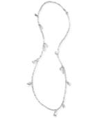 Robert Lee Morris Soho Silver-tone Sculptural Petal Long Necklace