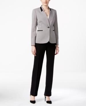 Tahari Asl Houndstooth Pantsuit