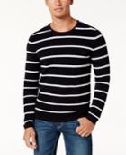 I.n.c. Men's Textured Striped Sweater, Created For Macy's