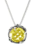 Peter Thomas Roth Lemon Citrine Adjustable Pendant Necklace (4 Ct. T.w.) In Sterling Silver