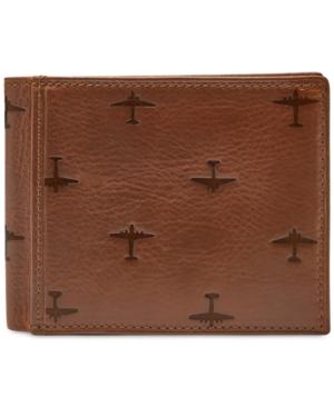 Fossil Men's Pilot Leather Bifold Wallet