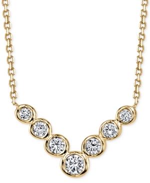 Sirena Energy Diamond V-necklace (1 Ct. T.w.) In 14k Yellow Gold Or White Gold