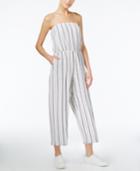 Bar Iii Strapless Wide-leg Jumpsuit, Only At Macy's