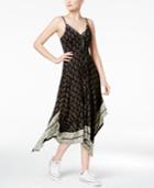 American Rag Summer Nights Printed Handkerchief-hem Dress, Created For Macy's