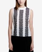 Calvin Klein Lace-trim Shell