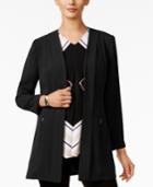 Alfani Open-front Soft-knit Blazer, Only At Macy's