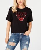 Guess Embroidered Cropped T-shirt