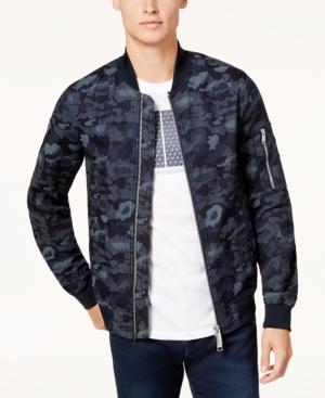 Armani Exchange Men's Camo Bomber Jacket
