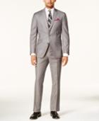 Kenneth Cole Reaction Men's Techni-cole Basketweave Slim-fit Suit