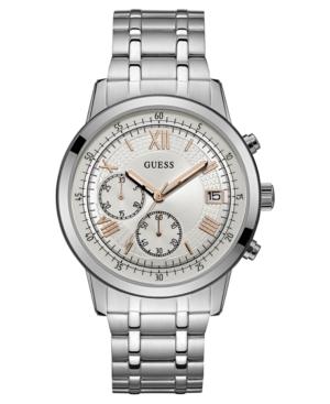 Guess Men's Chronograph Stainless Steel Bracelet Watch 44mm
