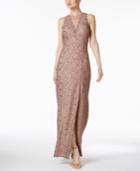 Nightway Sequin Lace Gown