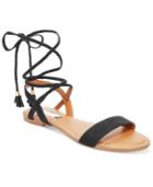 Inc International Concepts Ganice Two-piece Lace-up Flat Sandals, Only At Macy's Women's Shoes