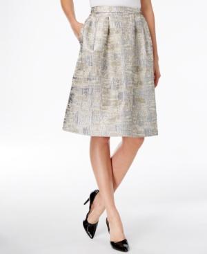 Calvin Klein Jacquard A-line Skirt