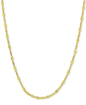 Giani Bernini Twisted 20 Chain Link Necklace In 18k Gold-plated Sterling Silver, Created For Macy's