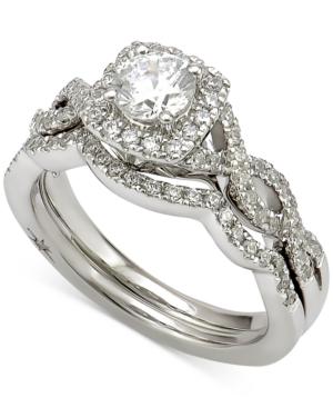 Marchesa Certified Diamond Bridal Set (1 Ct. T.w.) In 18k White Gold