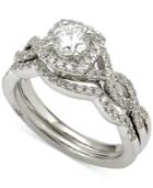 Marchesa Certified Diamond Bridal Set (1 Ct. T.w.) In 18k White Gold