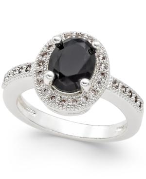 Charter Club Silver-tone Oval Jet Stone Ring, Only At Macy's