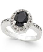 Charter Club Silver-tone Oval Jet Stone Ring, Only At Macy's