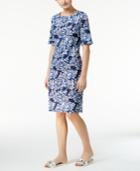 Karen Scott Printed T-shirt Dress, Only At Macy's
