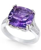 Amethyst Statement Ring (5 Ct. T.w.) In Sterling Silver