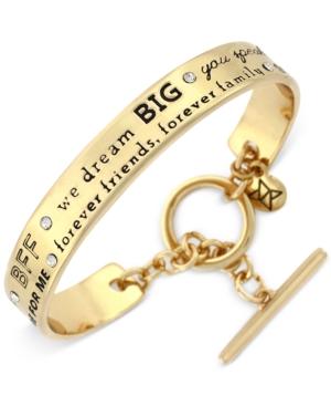 Bcbgeneration Gold-tone Bff Bangle Bracelet