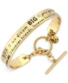 Bcbgeneration Gold-tone Bff Bangle Bracelet