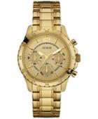 Guess Women's Gold-tone Stainless Steel Bracelet Watch 50mm U0704l1