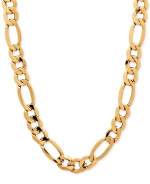 Men's Figaro Chain Necklace In 10k Gold
