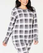 Cuddl Duds Plus Size Long-sleeve Waffle Thermal Top