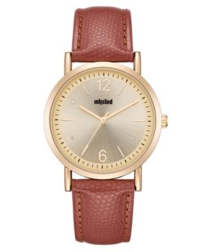 Unlisted Ladies Brown Synthetic Leather Sport Watch, 36.5mm