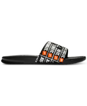 Nike Men's Benassi Just Do It Print Slide Sandals From Finish Line