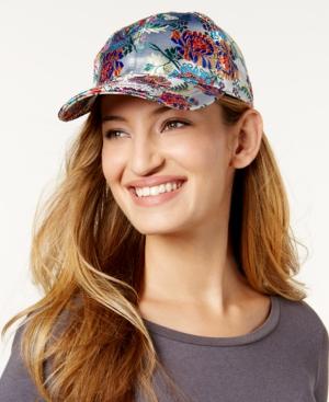 Steve Madden Embroidered Satin Baseball Cap