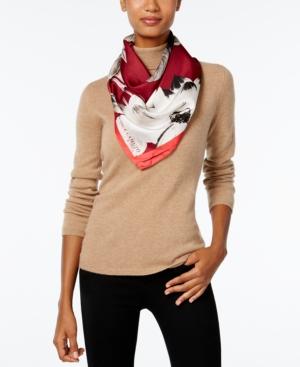 Vince Camuto Floating Florals Square Scarf