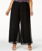 Alex Evenings Plus Size Wide-leg Pants