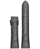 Emporio Armani Connected Black Leather Smart Watch Strap