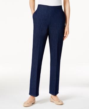 Alfred Dunner Scenic Route Pull-on Straight-leg Pants