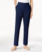Alfred Dunner Scenic Route Pull-on Straight-leg Pants