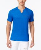 Inc International Concepts Men's Split-neck T-shirt, Created For Macy's