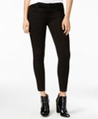 Articles Of Society Carly Released-hem Black Wash Skinny Jeans