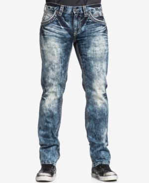 Affliction Men's Ace Fleur Slim-straight Valdez-wash Jeans