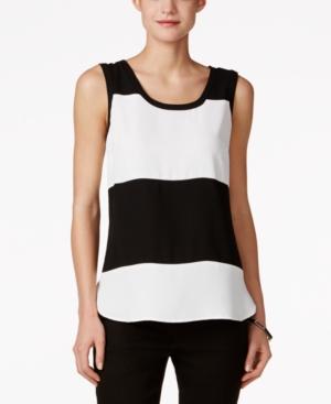 Nine West Colorblocked Sleeveless Top