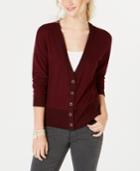 Hippie Rose Juniors' Snap-front Hacci Cardigan
