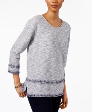 Style & Co Fringe Top, Only At Macy's
