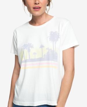 Roxy Juniors' Sun Faded Cotton Graphic-print T-shirt