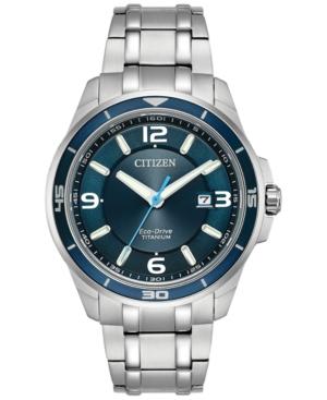 Citizen Men's Eco-drive Titanium Bracelet Watch 42mm Bm6929-56l