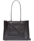 Dkny Mott Leather Logo Tote, Created For Macy's