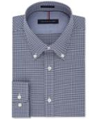 Tommy Hilfiger Men's Big And Tall Soft Touch Slim-fit Non-iron Performance Gingham Dress Shirt