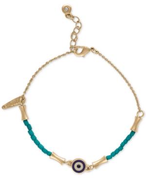 Rachel Rachel Roy Gold-tone Beaded Flex Bracelet
