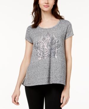 Style & Co High-low Graphic T-shirt, Created For Macys